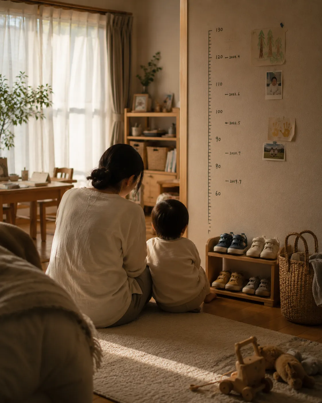 子どもの成長に合わせて、少しずつ変わっていく、親の身体のリズム